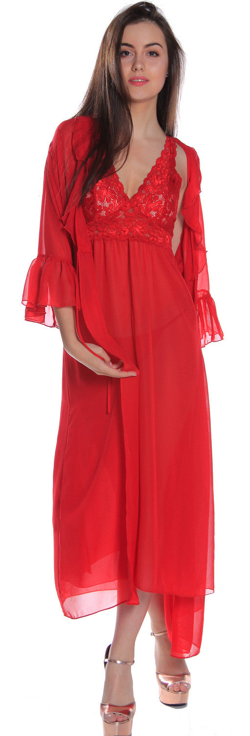 Women's Chiffon Long Robe #3074