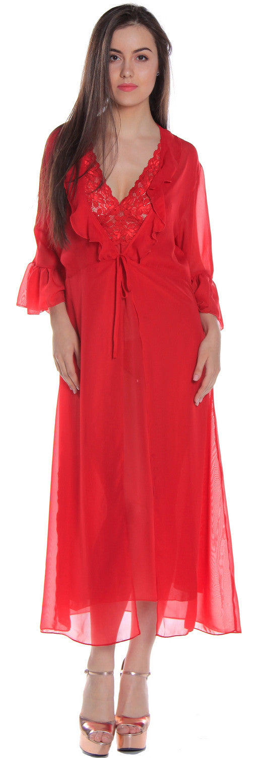 Women's Chiffon Long Robe #3074