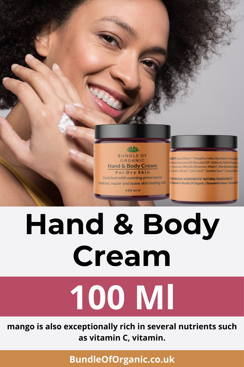 Hand & Body Cream – 100G