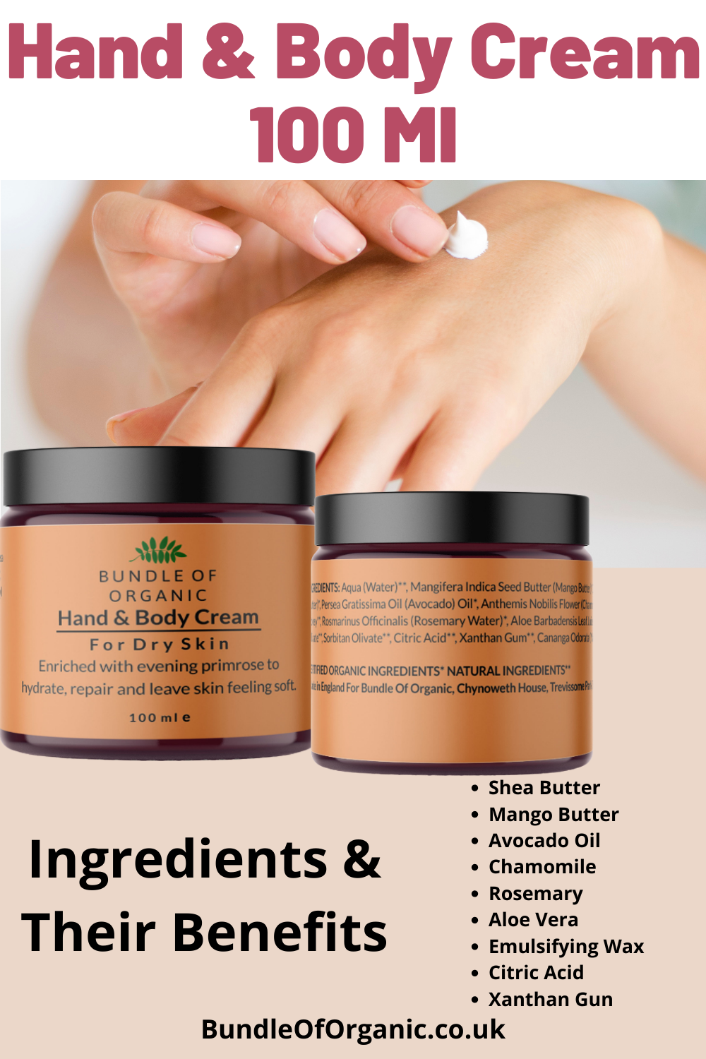 Hand & Body Cream – 100G