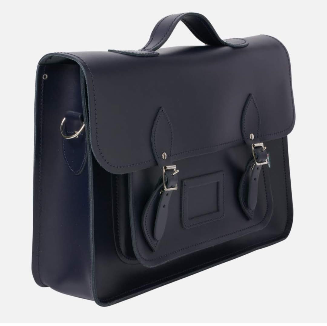 14.5'' Leather Satchel Backpack - ZA006