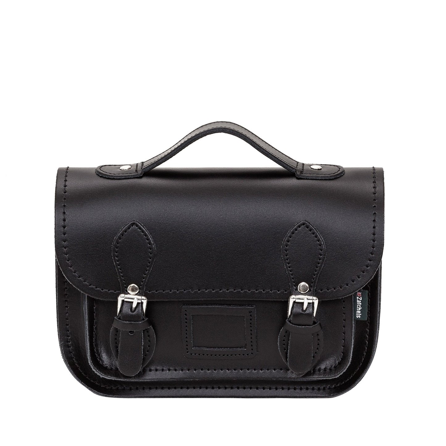 Leather Midi Satchel Bags - ZA005