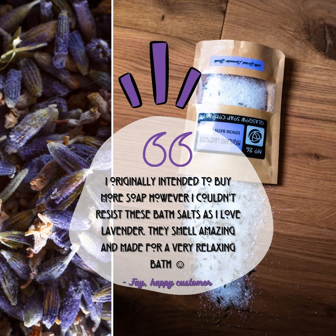 Highland Lavender Epsom Bath Salts 170g - GS6