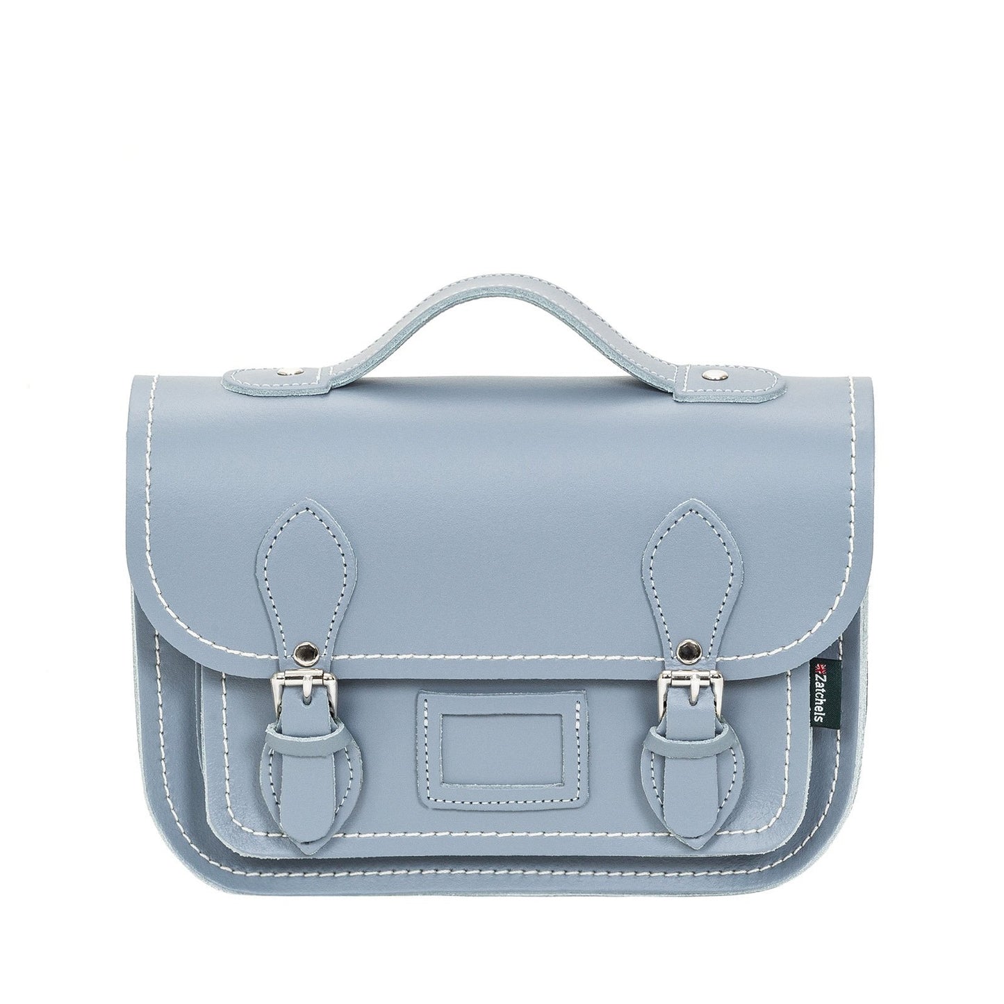 Leather Midi Satchel Bags - ZA005